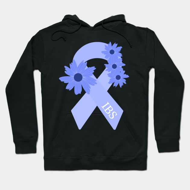 IBS awareness ribbon Hoodie by LukjanovArt